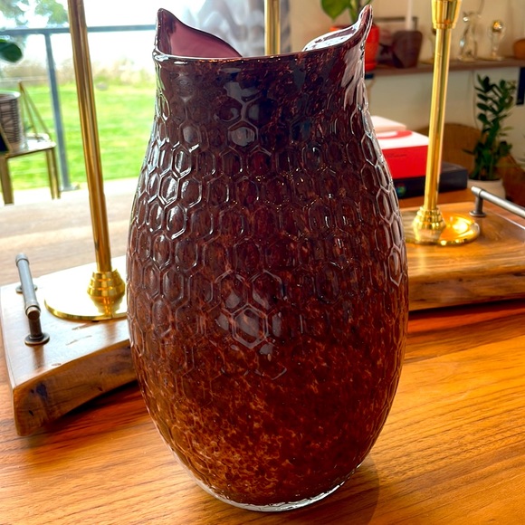 ****SOLD**SOLD******🌸GORGEOUS Murano Glass Owl Vase - Picture 6 of 13